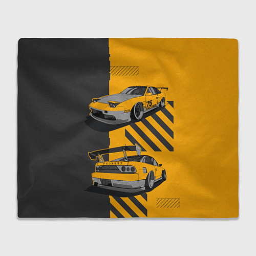 Плед Nissan 180sx art / 3D-Велсофт – фото 1