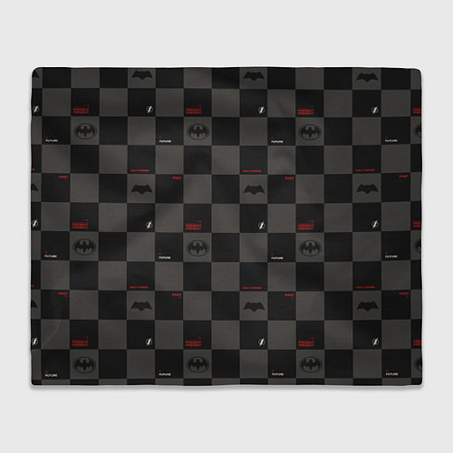 Плед Flash and Batman pattern squares / 3D-Велсофт – фото 1