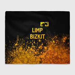 Плед Limp Bizkit - gold gradient: символ сверху