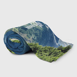 Плед флисовый Пеший поход по русским горам, цвет: 3D-велсофт — фото 2