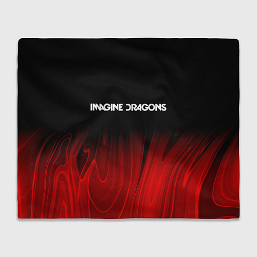 Плед Imagine Dragons red plasma / 3D-Велсофт – фото 1
