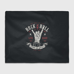 Плед Rock and roll - жест козы