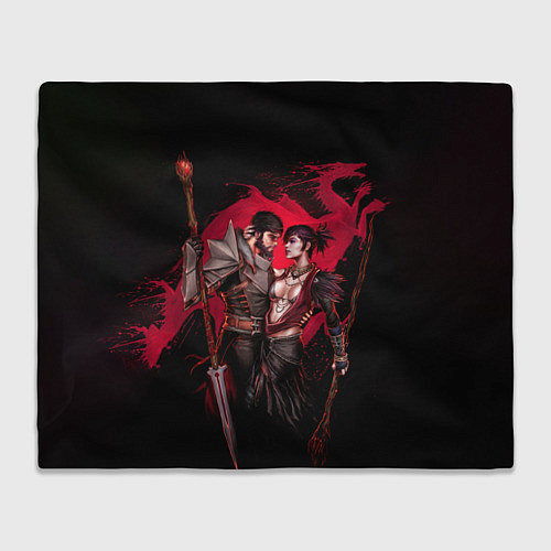 Плед Серый страж и Морриган / 3D-Велсофт – фото 1