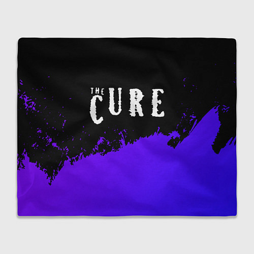 Плед The Cure purple grunge / 3D-Велсофт – фото 1
