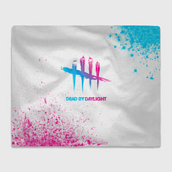Плед Dead by Daylight neon gradient style