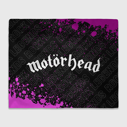 Плед Motorhead rock legends: надпись и символ / 3D-Велсофт – фото 1