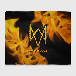 Плед Watch Dogs - gold gradient