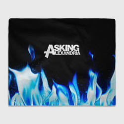 Плед Asking Alexandria blue fire