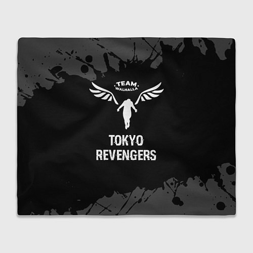 Плед Tokyo Revengers glitch на темном фоне / 3D-Велсофт – фото 1