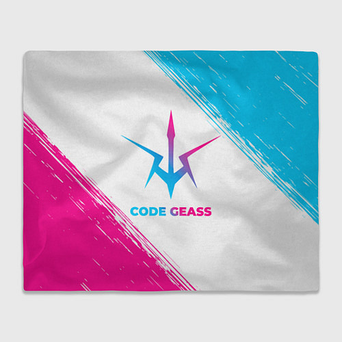 Плед Code Geass neon gradient style / 3D-Велсофт – фото 1