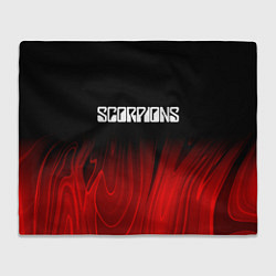 Плед флисовый Scorpions red plasma, цвет: 3D-велсофт