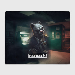 Плед Payday 2 dog mask