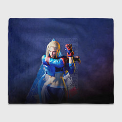 Плед флисовый Street Fighter 6: Cammy, цвет: 3D-велсофт