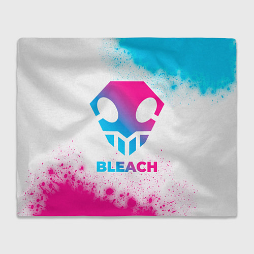 Плед Bleach neon gradient style / 3D-Велсофт – фото 1