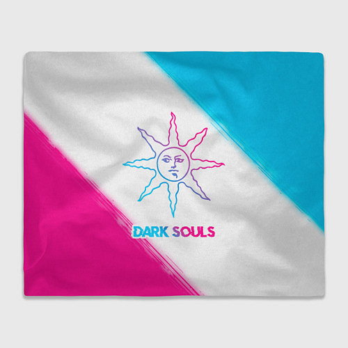 Плед Dark Souls neon gradient style / 3D-Велсофт – фото 1