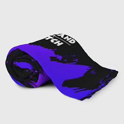 Плед флисовый Thousand Foot Krutch purple grunge, цвет: 3D-велсофт — фото 2