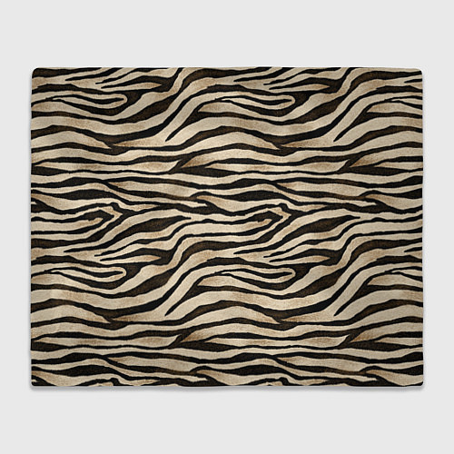Плед Шкура зебры и белого тигра / 3D-Велсофт – фото 1