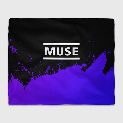 Плед Muse purple grunge / 3D-Велсофт – фото 1