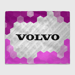 Плед Volvo pro racing: надпись и символ