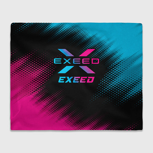 Плед Exeed - neon gradient / 3D-Велсофт – фото 1