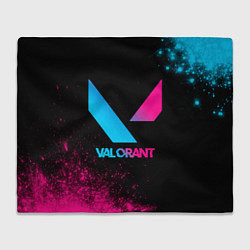 Плед Valorant - neon gradient