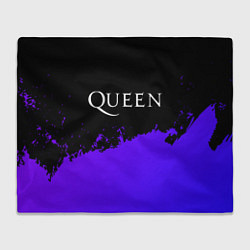 Плед Queen purple grunge