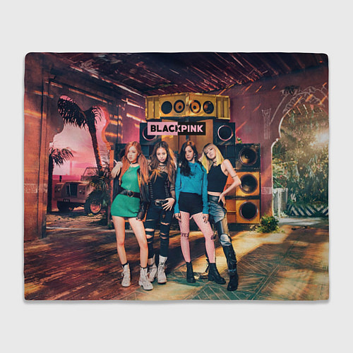 Плед Blackpink girls poster / 3D-Велсофт – фото 1