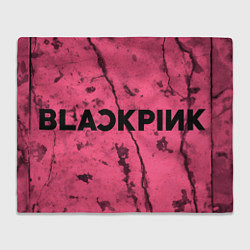 Плед флисовый Логотип Blackpink, цвет: 3D-велсофт