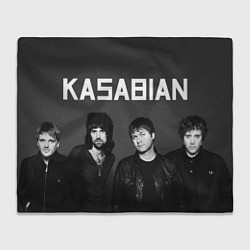 Плед флисовый Kasabian все участники, цвет: 3D-велсофт