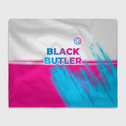 Плед Black Butler neon gradient style: символ сверху