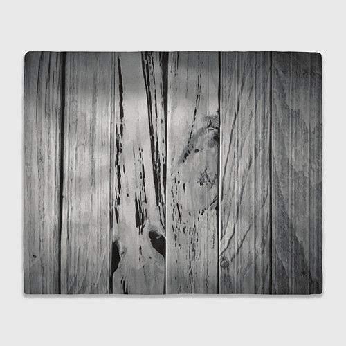 Плед Grey wood / 3D-Велсофт – фото 1
