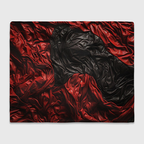 Плед Black red texture / 3D-Велсофт – фото 1