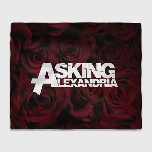 Плед Asking Alexandria roses / 3D-Велсофт – фото 1