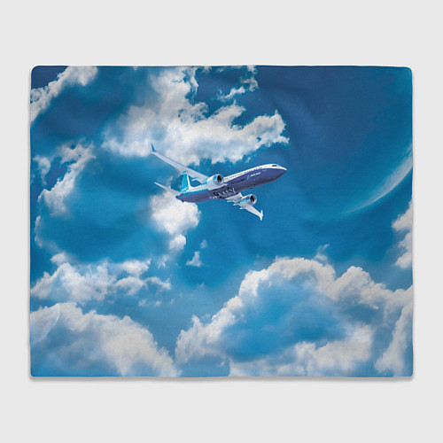 Плед Боинг 737 max 9 / 3D-Велсофт – фото 1