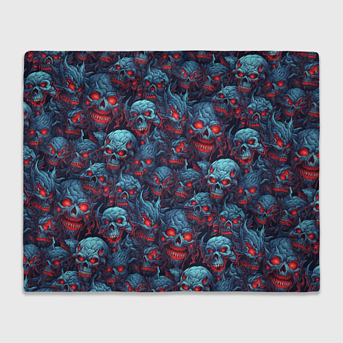 Плед Monster skulls pattern / 3D-Велсофт – фото 1