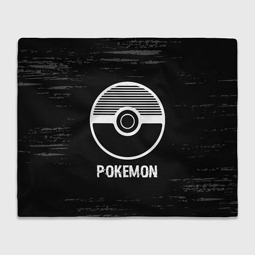 Плед Pokemon glitch на темном фоне / 3D-Велсофт – фото 1