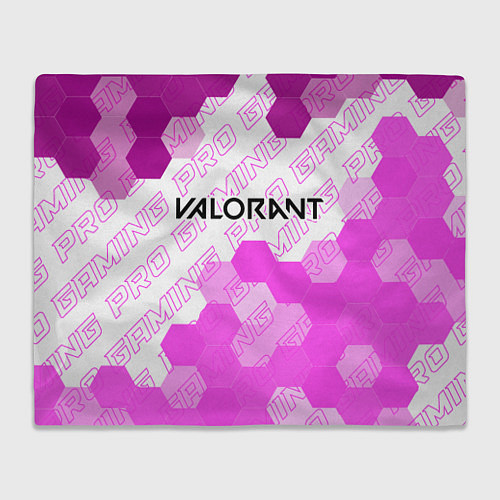 Плед Valorant pro gaming: символ сверху / 3D-Велсофт – фото 1