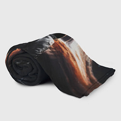 Плед флисовый Черная дыра - космонавт, цвет: 3D-велсофт — фото 2