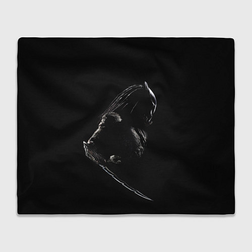 Плед Хищник на черном фоне / 3D-Велсофт – фото 1