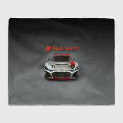 Плед флисовый Audi sport - racing car - extreme, цвет: 3D-велсофт