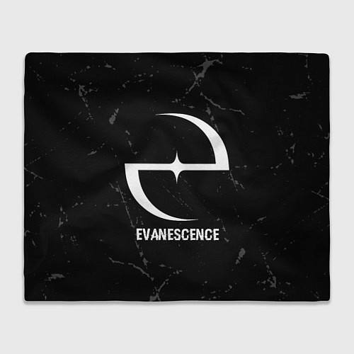 Плед Evanescence glitch на темном фоне / 3D-Велсофт – фото 1