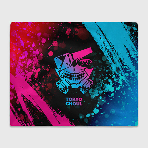 Плед Tokyo Ghoul - neon gradient / 3D-Велсофт – фото 1