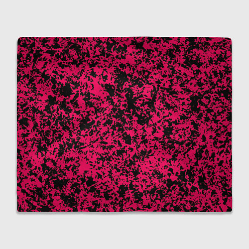 Плед Ярко-розовый пятнистый / 3D-Велсофт – фото 1