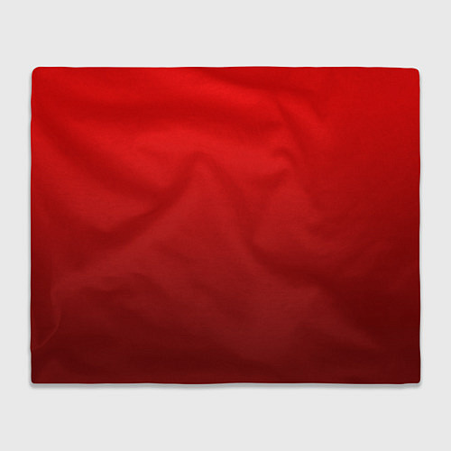 Плед Градиент красный тёмный / 3D-Велсофт – фото 1