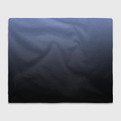Плед флисовый Градиент сиренево-черный, цвет: 3D-велсофт