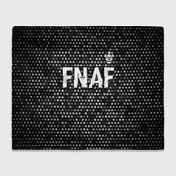 Плед FNAF glitch на темном фоне: символ сверху