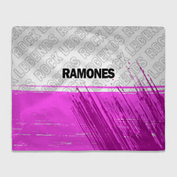 Плед Ramones rock legends: символ сверху
