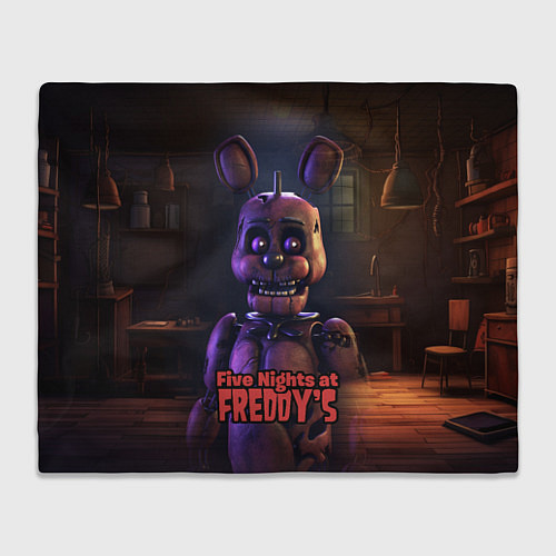Плед Five Nights at Freddys Bonnie / 3D-Велсофт – фото 1
