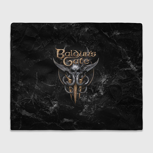 Плед Baldurs Gate 3 dark logo / 3D-Велсофт – фото 1