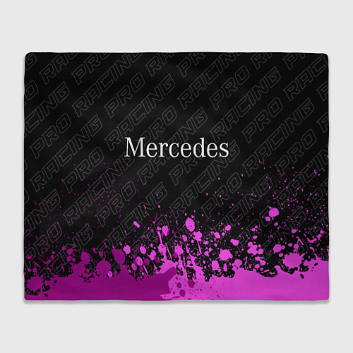 Плед Mercedes pro racing: символ сверху / 3D-Велсофт – фото 1